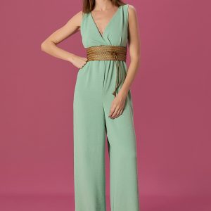 Macacão Elena Verde Água