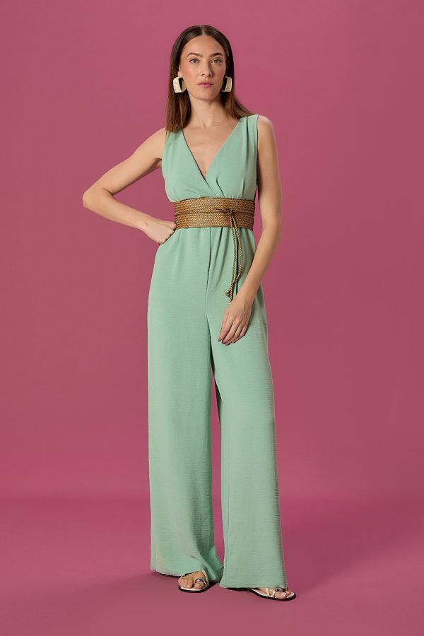 Macacão Elena Verde Água - Imagem 1