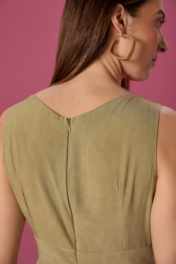 Macacão Elena Bege Viscose - Imagem 4