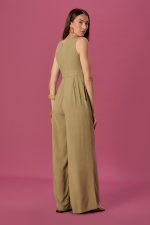 Macacão Elena Bege Viscose - Imagem 5