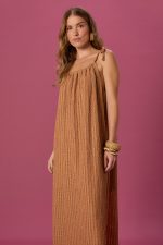 Vestido Valeria Caramelo - Imagem 3