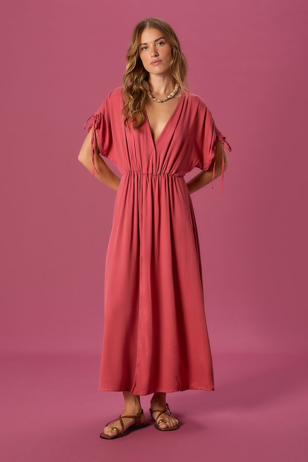 15338302988-savina-0387.jpg Vestido Adelle Rosa Escuro - Imagem 1