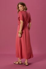 Vestido Adelle Rosa Escuro - Imagem 6