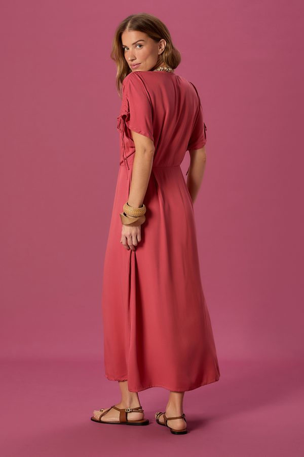 Vestido Adelle Rosa Escuro - Imagem 6