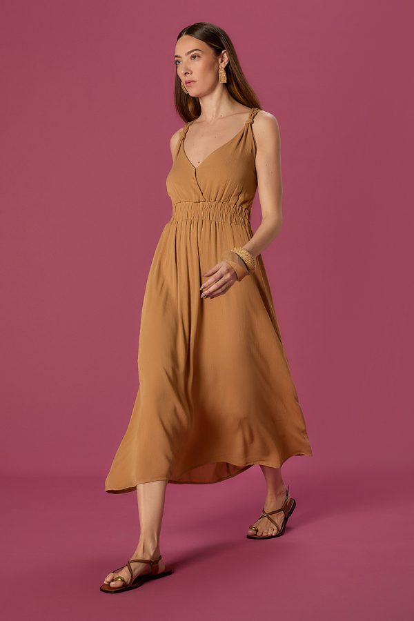 Vestido Aurora Caramelo - Imagem 1