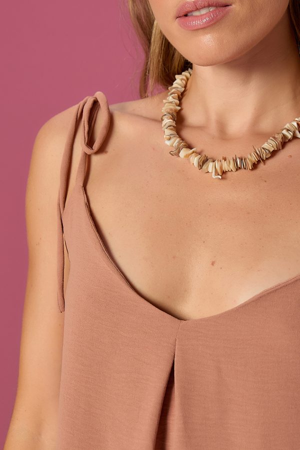 Vestido Vivi Marrom Claro - Imagem 5