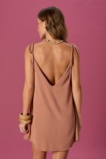 Vestido Vivi Marrom Claro - Imagem 3