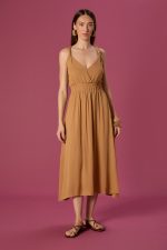 Vestido Aurora Caramelo - Imagem 3