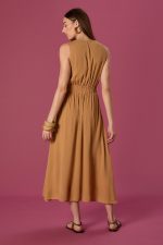 Vestido Aurora Caramelo - Imagem 7