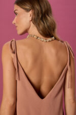 Vestido Vivi Marrom Claro - Imagem 2