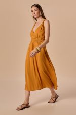 Vestido Aurora Mostarda