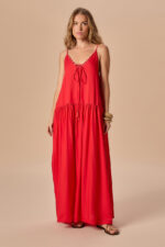 Vestido Aline Vermelho - Imagem 3