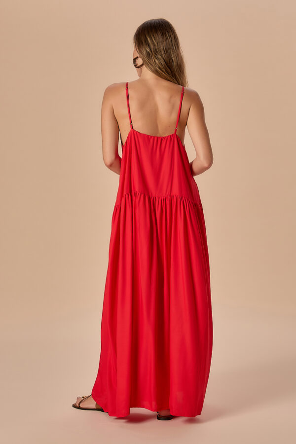 Vestido Aline Vermelho - Imagem 6