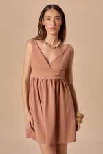 Vestido Luna Marrom