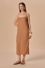 Vestido Elis Caramelo - Imagem 2