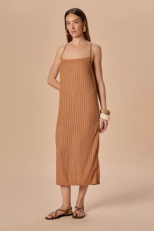 Vestido Elis Caramelo - Imagem 2